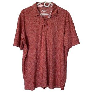 Avando Alex Short Sleeve Polo Golf Shirt Mens XL Red White